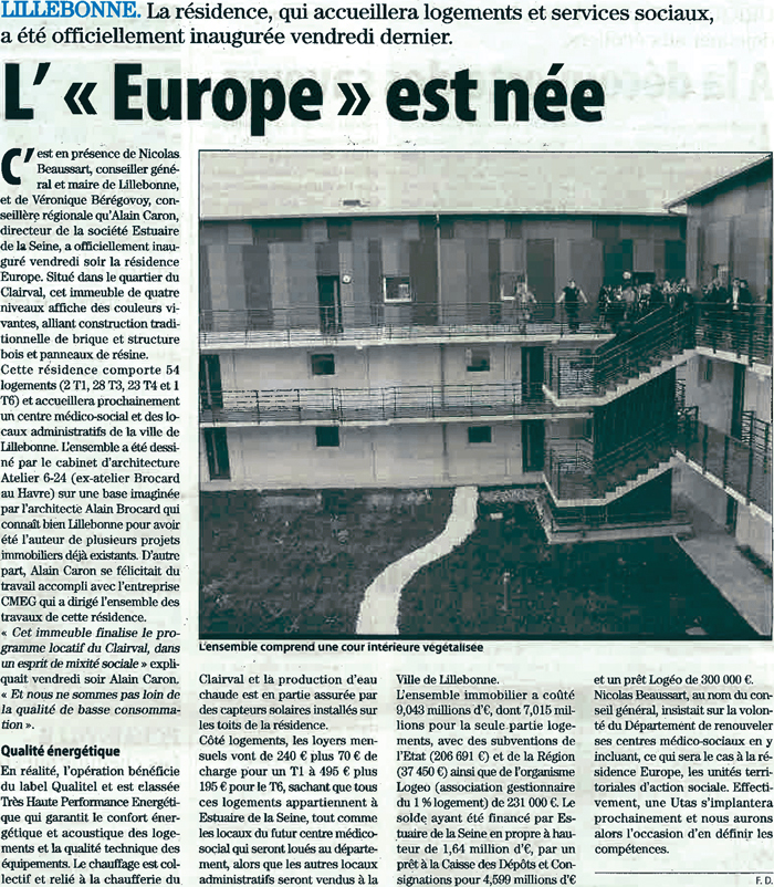 Paris Normandie - Résidence Europe à Lillebonne