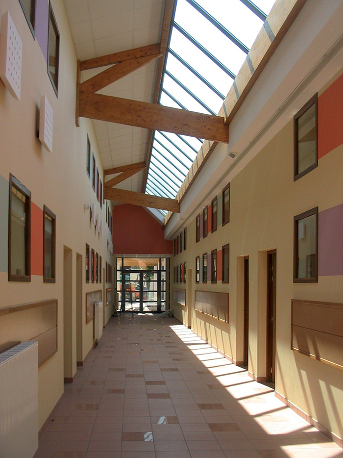 Vue du couloir - École primaire