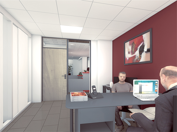 Vue intérieure - Bureau - Réhabilitation & aménagement de bureaux