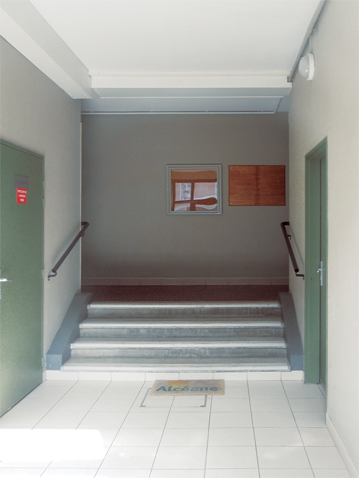 Hall d'entrée - Immeuble Jean Maridor, réhabilitation de logements collectifs