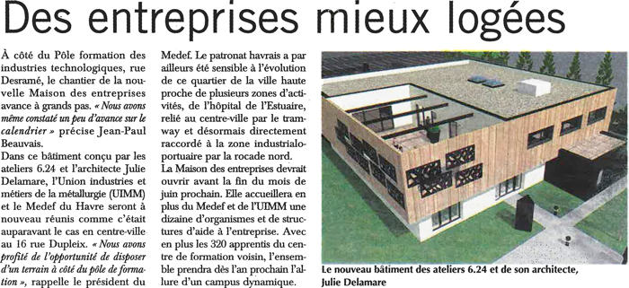 Le Havre Presse - Maison des entreprises au Havre