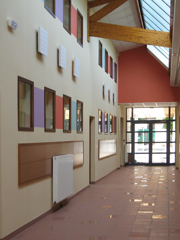 Vue du couloir - École primaire