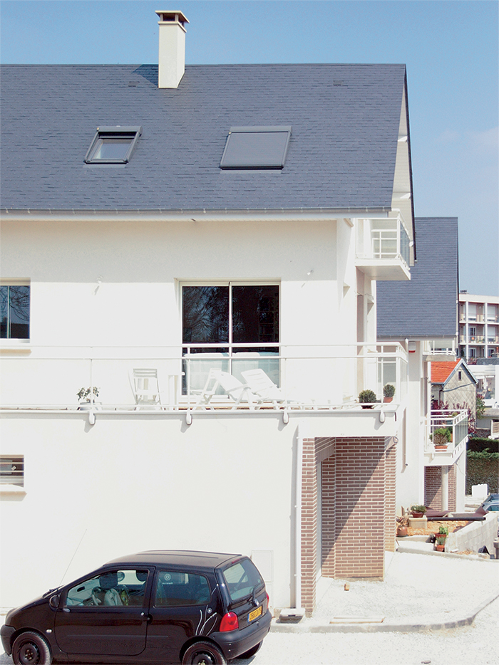 Détail des balcons - Villas Matisse, 10 maisons de standing